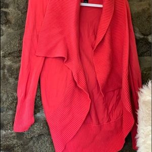 Coral coloured cardigan